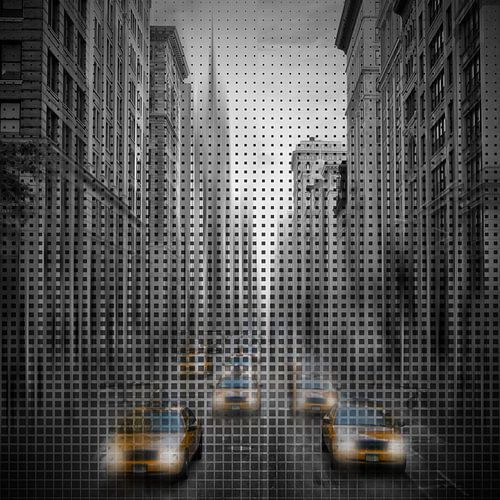 Graphic Art NYC 5th Avenue Traffic II