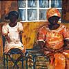 Afrikaanse moeder en dochter. van Ineke de Rijk