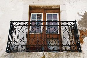 Urban Grunge Balkon in Lagos Algarve Portugal