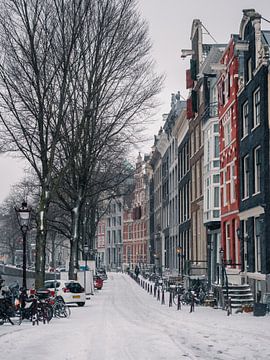 Winter op de Herengracht #1 van Roger Janssen