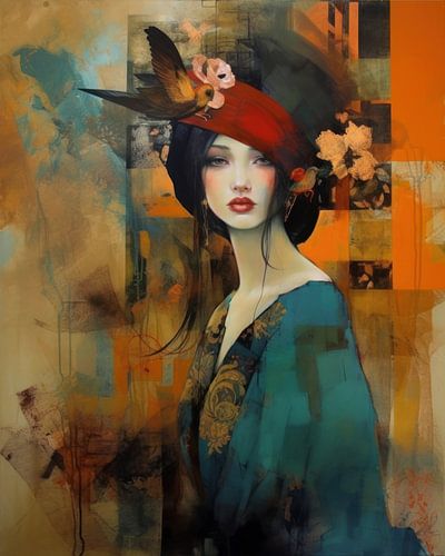 Modern portrait with a classic touch