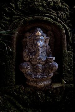 Symbolische olifant in Bali van Melanie (Flashpacker)