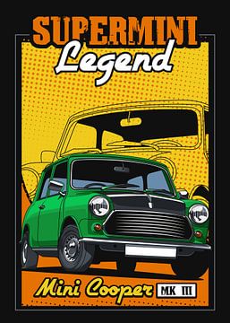 Mini Cooper MK 3 Vintage Car by Adam Khabibi