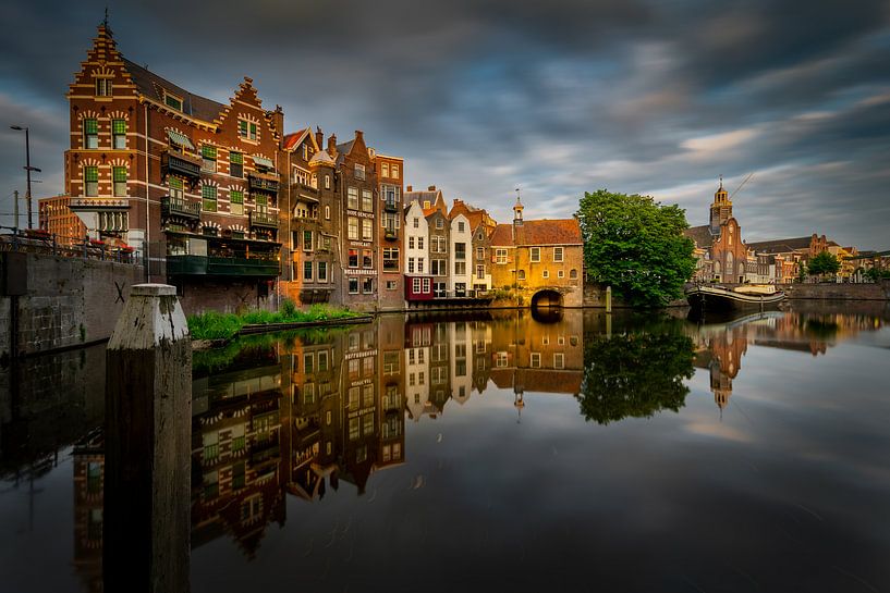Old port of Delfshaven by Rene Siebring