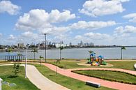 View of the park and the city in the distance by Claude Laprise thumbnail