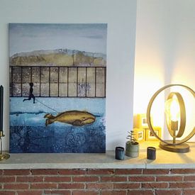 Customer photo: GOOD COMPAGNON by db Waterman, on canvas