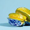 Delft Blue Starfruit Dreams van PixelMint.