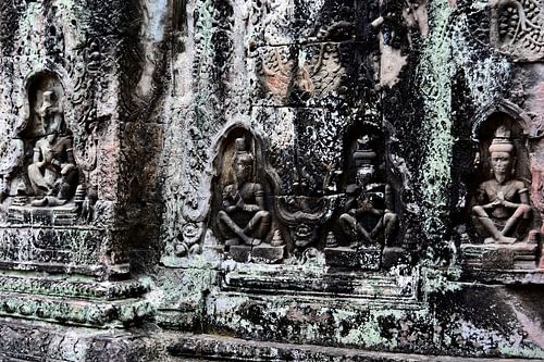 Heilige beelden in Prasat Preah Khan
