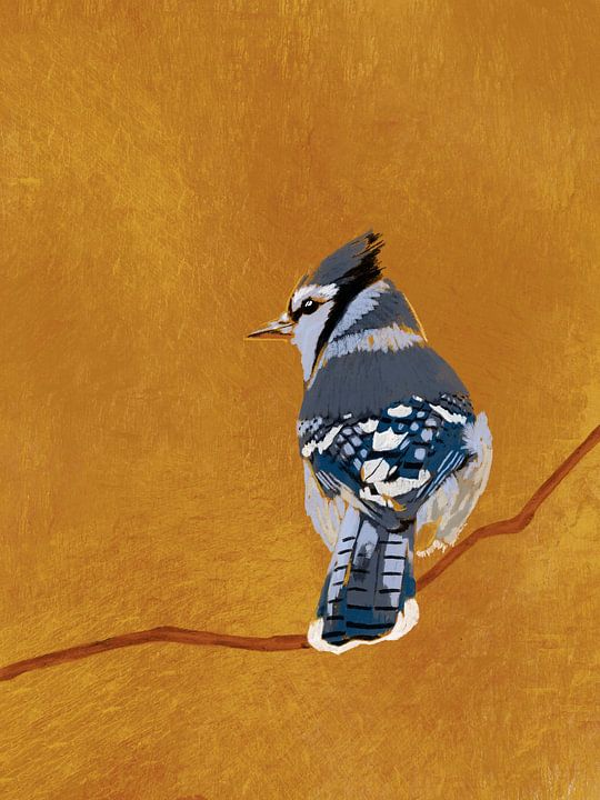Blauer Vogel von <span class="secondary-font">Studio Carper</span>