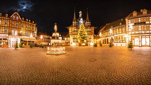 Panorama du marché de Noël de Wernigerode