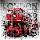 Graphic Art LONDON WESTMINSTER Buses | Typography by Melanie Viola thumbnail