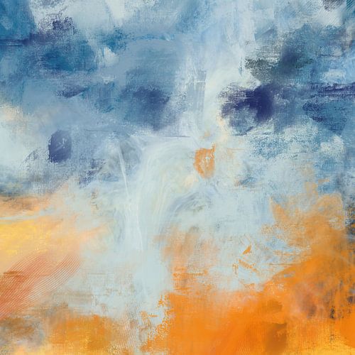 Abstrakte Malerei "an der Küste"