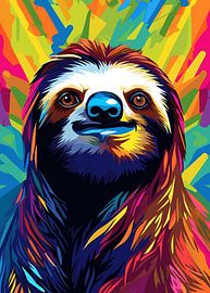 Wild Nature WPAP Kleurstijl van Cross