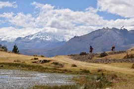 Leben in den Bergen von Huaraz, Peru von Siemon Vanderhulst
