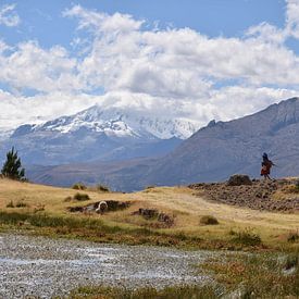 Het leven in de bergen van Huaraz, Peru van Siemon Vanderhulst