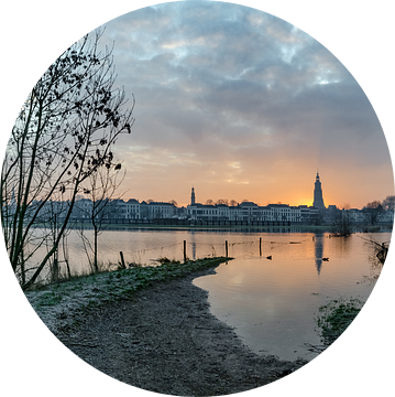 Zonsopkomst in Zutphen van Marcel Pietersen