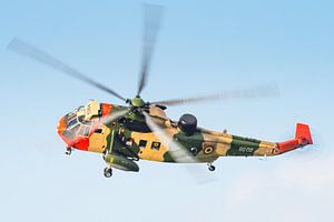 Westland Sea King Mk.48 helikopter langs de Belgische kust