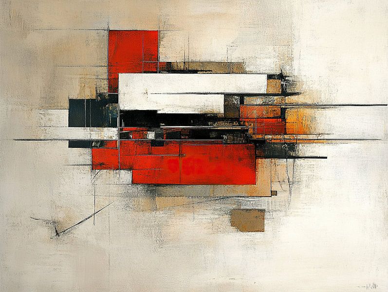 Red Abstraction by Zen and More