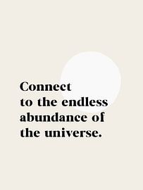 Connect To Abundance | Black by Bohomadic Studio
