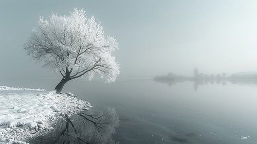 wit-grijs met kleur element