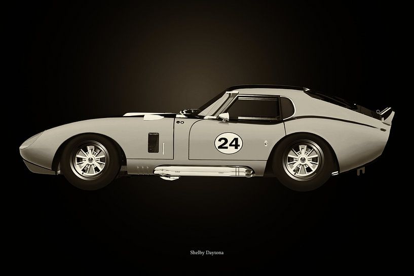 Shelby Daytona en noir et blanc par Jan Keteleer