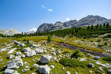 paradiesische Aussichten in den Dolomiten von Leo Schindzielorz