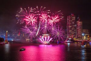 Vuurwerkshow Wereldhavendagen 2016 in Rotterdam van MS Fotografie | Marc van der Stelt