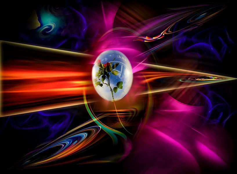 Notre monde plein de secrets - Salutations florales par Walter Zettl