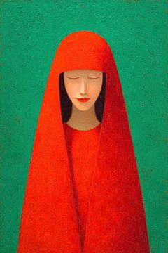 Peace in Red by Franka Poulain