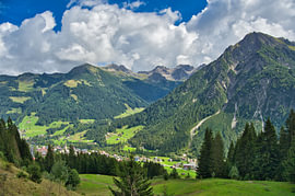 Kleinwalsertal near Mittelberg