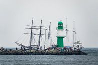 Segelschiffe auf der Ostsee während der Hanse Sail von Rico Ködder Miniaturansicht