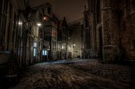 Picturesque street in Gouda by Eus Driessen thumbnail