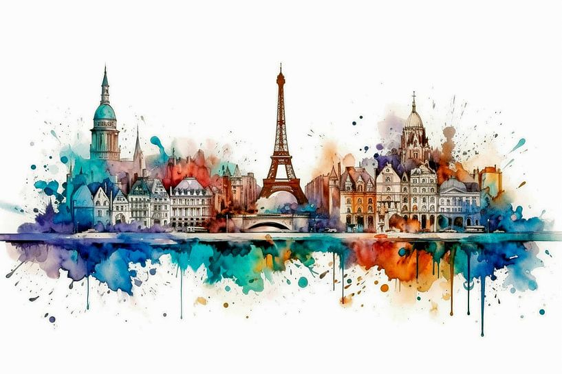 Paris Skyline par Peter Roder