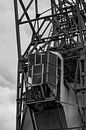 Lifting cranes in the port of Rotterdam in black and white. by Zaankanteropavontuur thumbnail