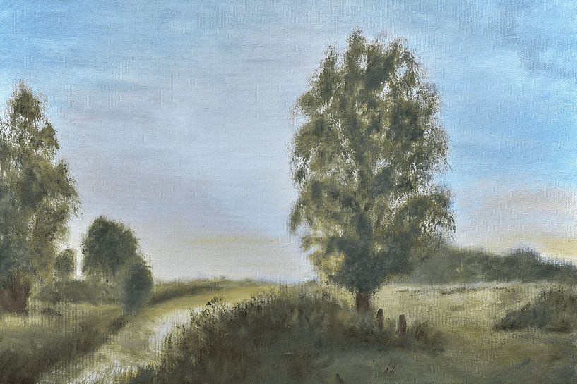 Sunset in the countryside. by marjan Bogaard