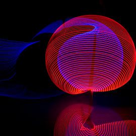 lightpainting van Nicole Wetzels