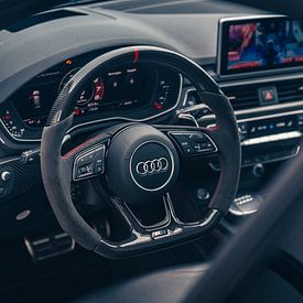 Audi RS4 ABT in een Industrieel Gebied van Sebastiaan van 't Hoog