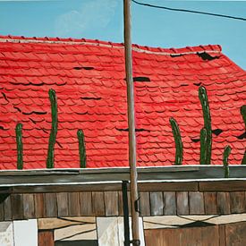 Verwaarloosd dak op Curaçao von Ilia Berends