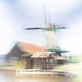 Photo abstraite du moulin De Bonte Hen sur Alida Stuut