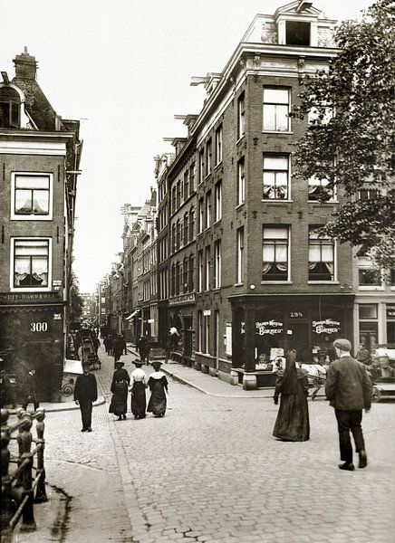 Oude foto van Amsterdam van Corinne Welp