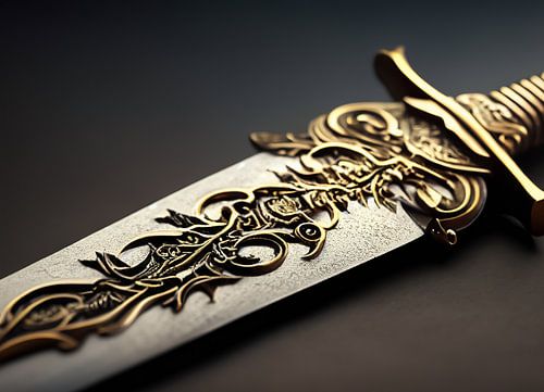 Goldenes Elegantes Schwert