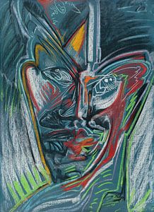 Stanisław Ignacy Witkiewicz - Porträt von Leon Reynel (1926)