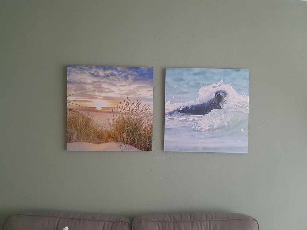 Sonnenuntergang über dem Strand von Ameland von Karel Pops