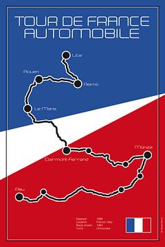 Tour de France Auto van Theodor Decker