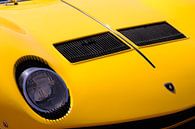 Lamborghini Miura klassieke sportwagen vooraanzicht van Sjoerd van der Wal Fotografie thumbnail
