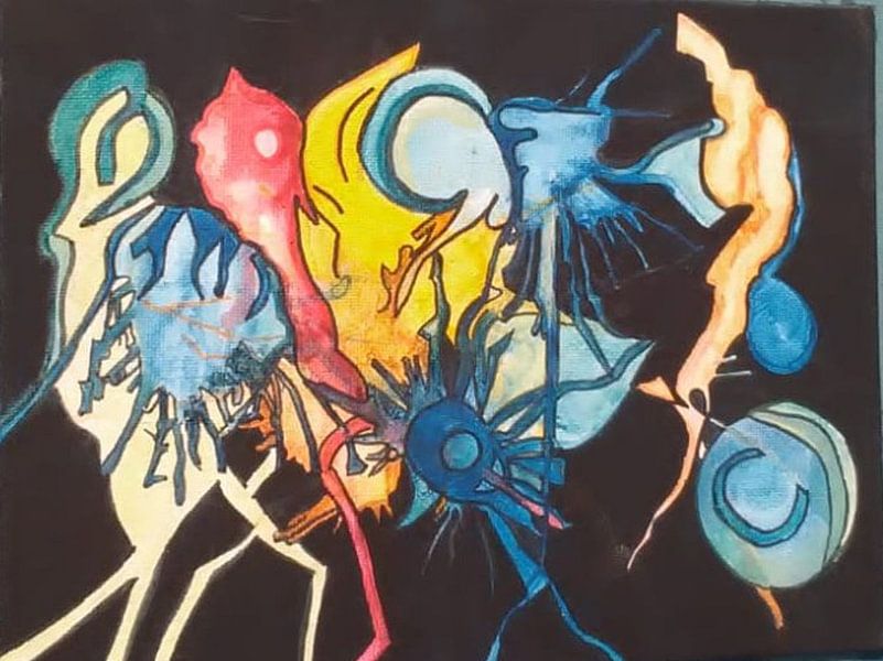 Oonderwaterwereld par Louise van Looij-Smeets