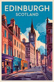 Edinburgh, Schottland. von Poster Art Shop