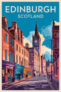 Edinburgh, Schotland. van Poster Art Shop