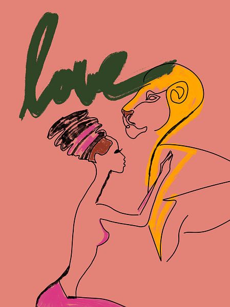 Africa - Love by OEVER.ART