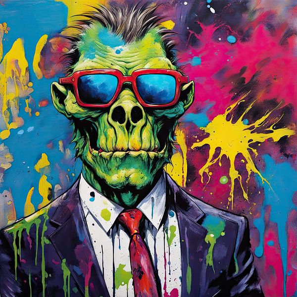 Painting Monster 01.55 by Eye catching paintings